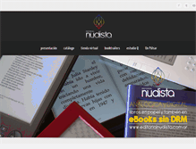Tablet Screenshot of editorialnudista.com.ar